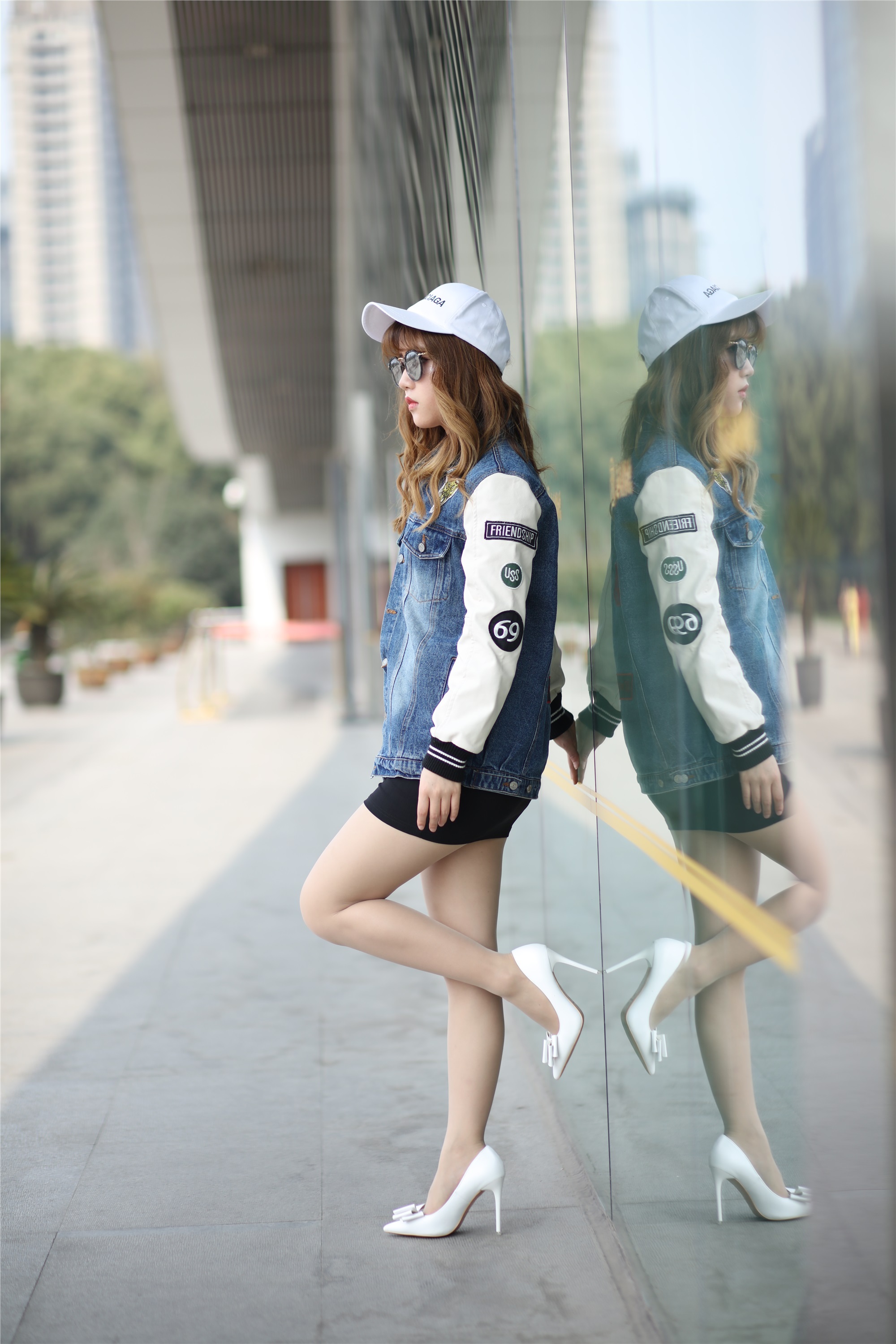 奈丝写真  NO.093 高高-冷热都要露腿 不露是不可能的